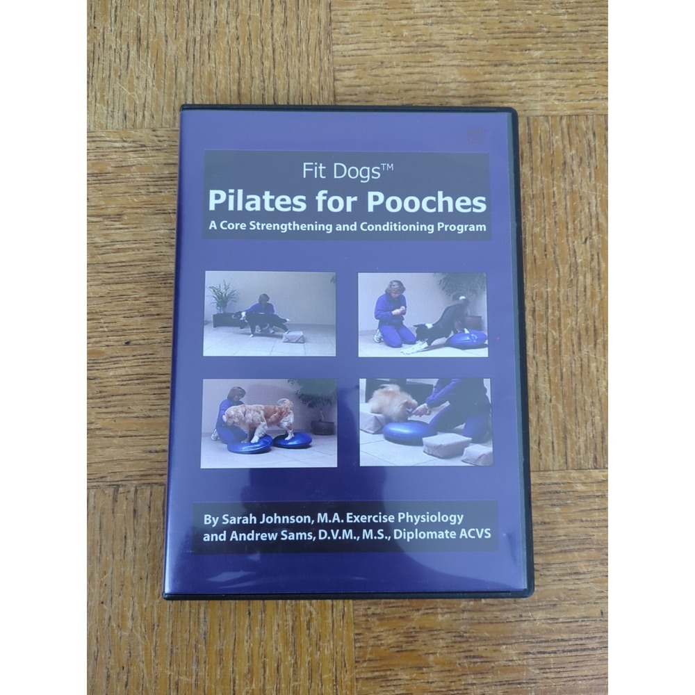FIT DOGS Pilates For Pooches DVD Pet Core Strength‎ Conditioning Fitness Program